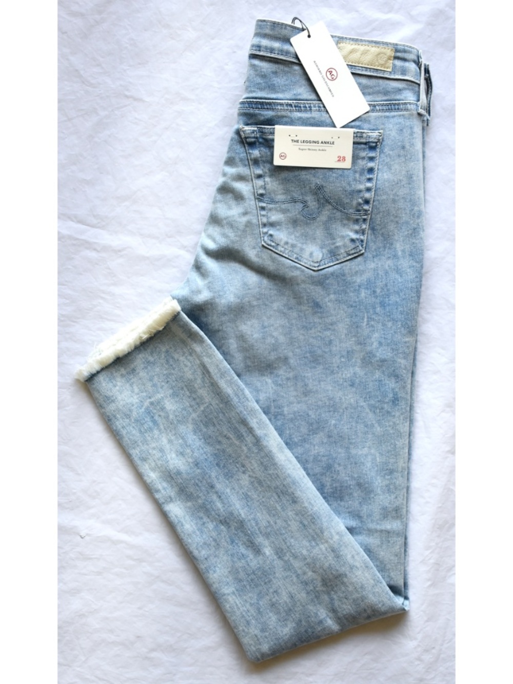 AG ADRIANO GOLDSCHMIED NWT LEGGING ANKLE SKINNY CHARMING JEAN. SIZE 28 - Picture 8 of 15